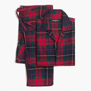 NWT J.Crew Flannal Pajama Set